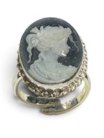 Anello Mandile 1922 Donna Cammei  in Argento Agata 2MANCM13.3